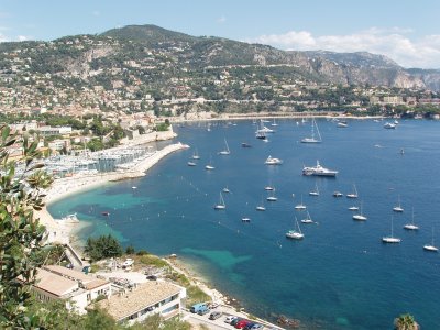 The bay of Villefranche-sur-Mer