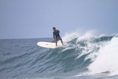 William surfing